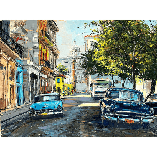 American Cars in Havana. Enrique Casas